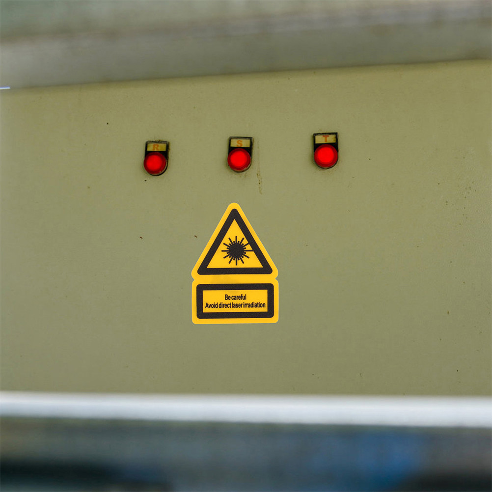 Industrial Laser - Etiquetas de advertência a laser, 2