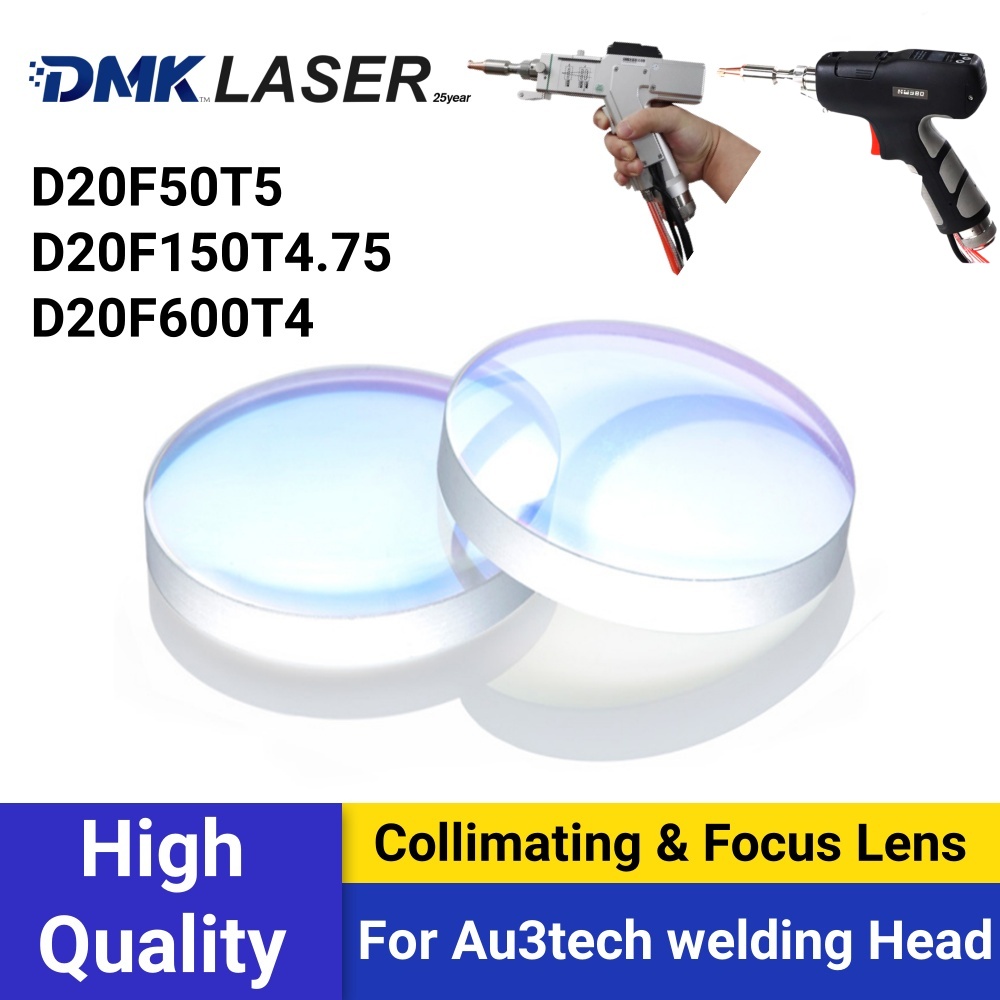 Industrial Laser Blaster - Lentes de Colimação DMK Au3tech D20F50/150/F600mm