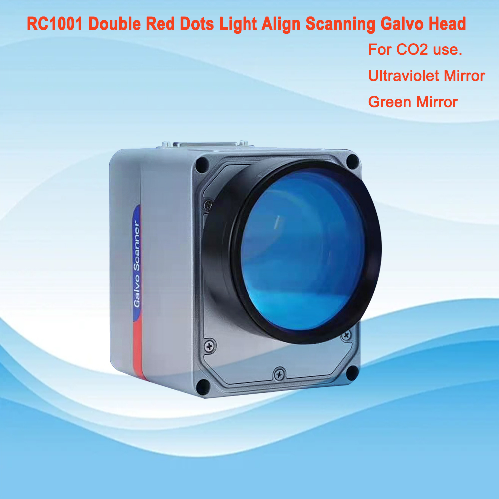 Galvo Scan Head - Galvo RC1001 Pontos Vermelhos Duplos Luz