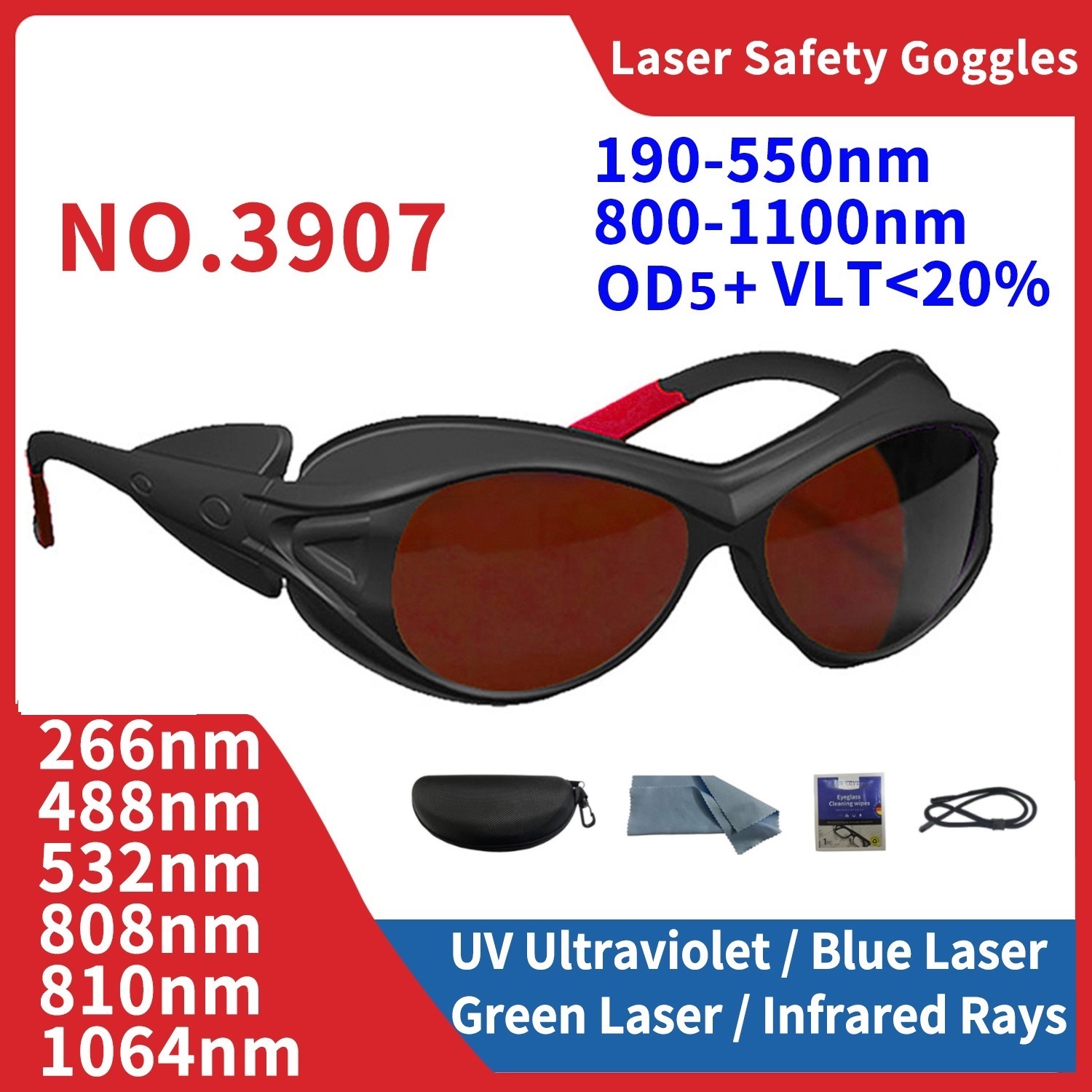 Industrial Yag Laser - Óculos de proteção a laser, segurança