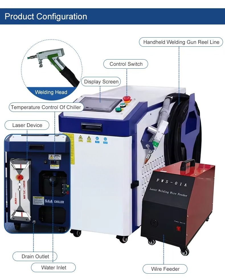 Máquina de Soldagem a Laser Po - Industrial Laser Welding Machine Price avaliação e preço