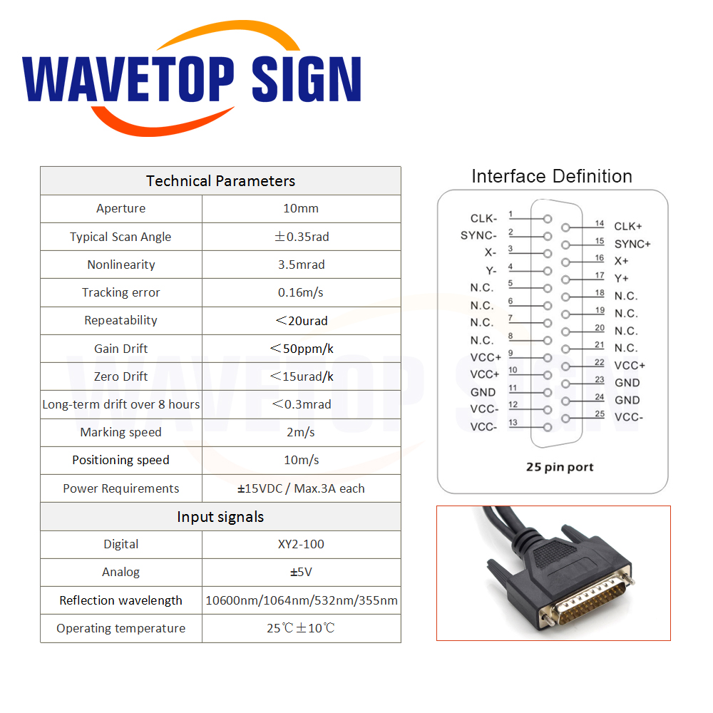 Conjunto de Cabeça Galvo Digit - Galvo Scan Head avaliação e preço