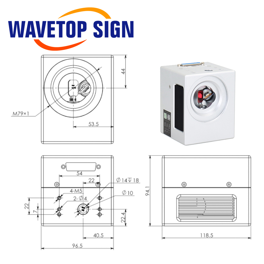 WaveTopSign SG2206 Cabeça Galv - Galvo Scan Head avaliação e preço