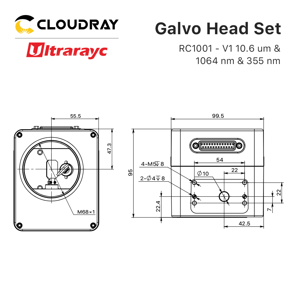 Ultrarayc RC1001-V1 Conjunto d - Galvo Scan Head avaliação e preço