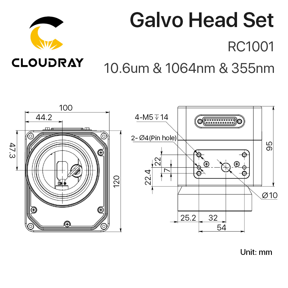 Cloudray-Fiber Laser Scanning  - Galvo Scan Head avaliação e preço