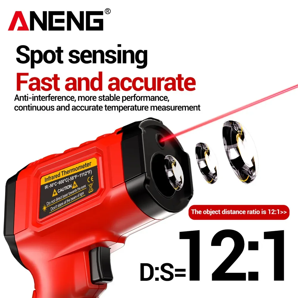 Termômetro Infravermelho ANENG - Industrial Laser Blaster avaliação e preço