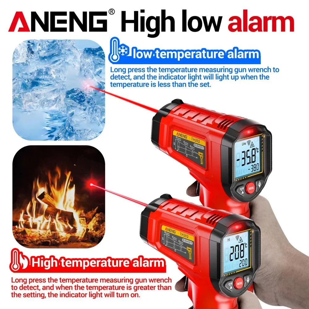 Termômetro Infravermelho ANENG - Industrial Laser Blaster avaliação e preço