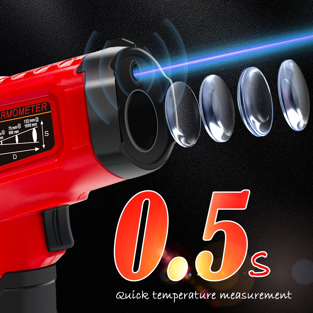 TOOLTOP ET6530C -50 ° C-600 °  - Industrial Laser Thermometer avaliação e preço